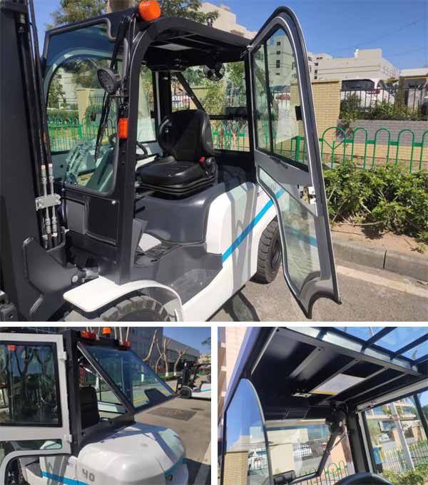 white color 4 ton forklift
