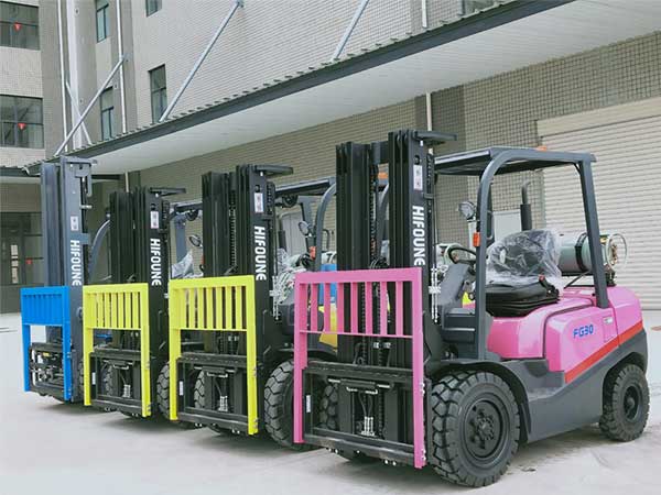 Kubota engine forklift