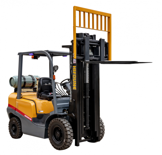 forklift using gas