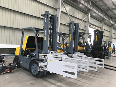 3 ton forklift with bale clamp