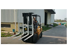 Diesel Forklift with Single and double pallet fork