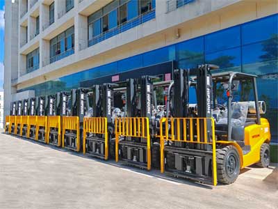 HIFOUNE 3 ton gas forklift trucks for sale